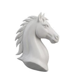 The Horse in the Petteia piece set