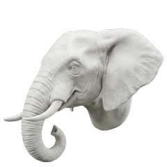The Elephant in the Petteia piece set