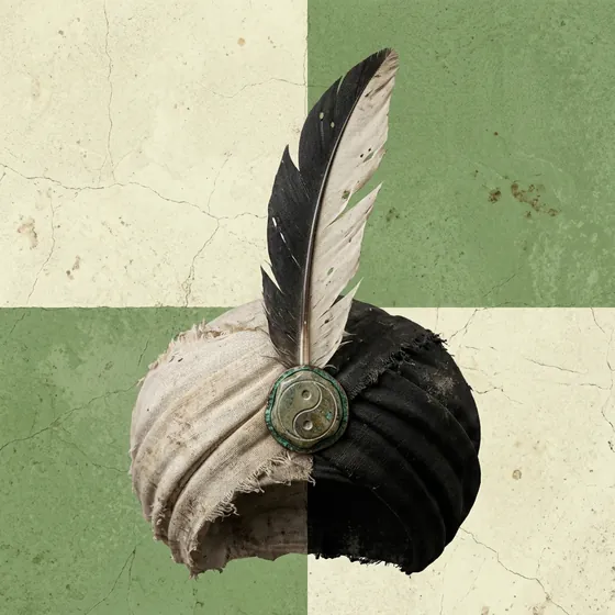 The Petteia logo, weathered version